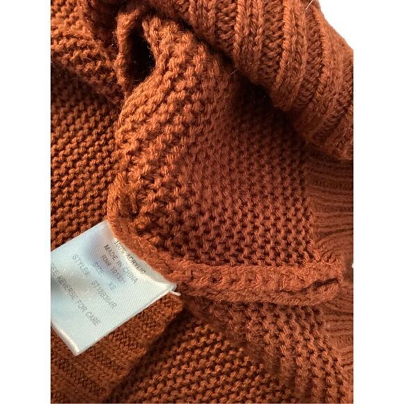 Charlotte Russe Knit Lace Up Sweater Boho Bohemian Everyday Casual - Picture 6 of 12